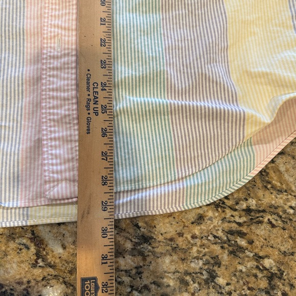 Ralph Lauren '90s Multi color Button down long sleeve cotton big shirt sz small - Picture 3 of 5